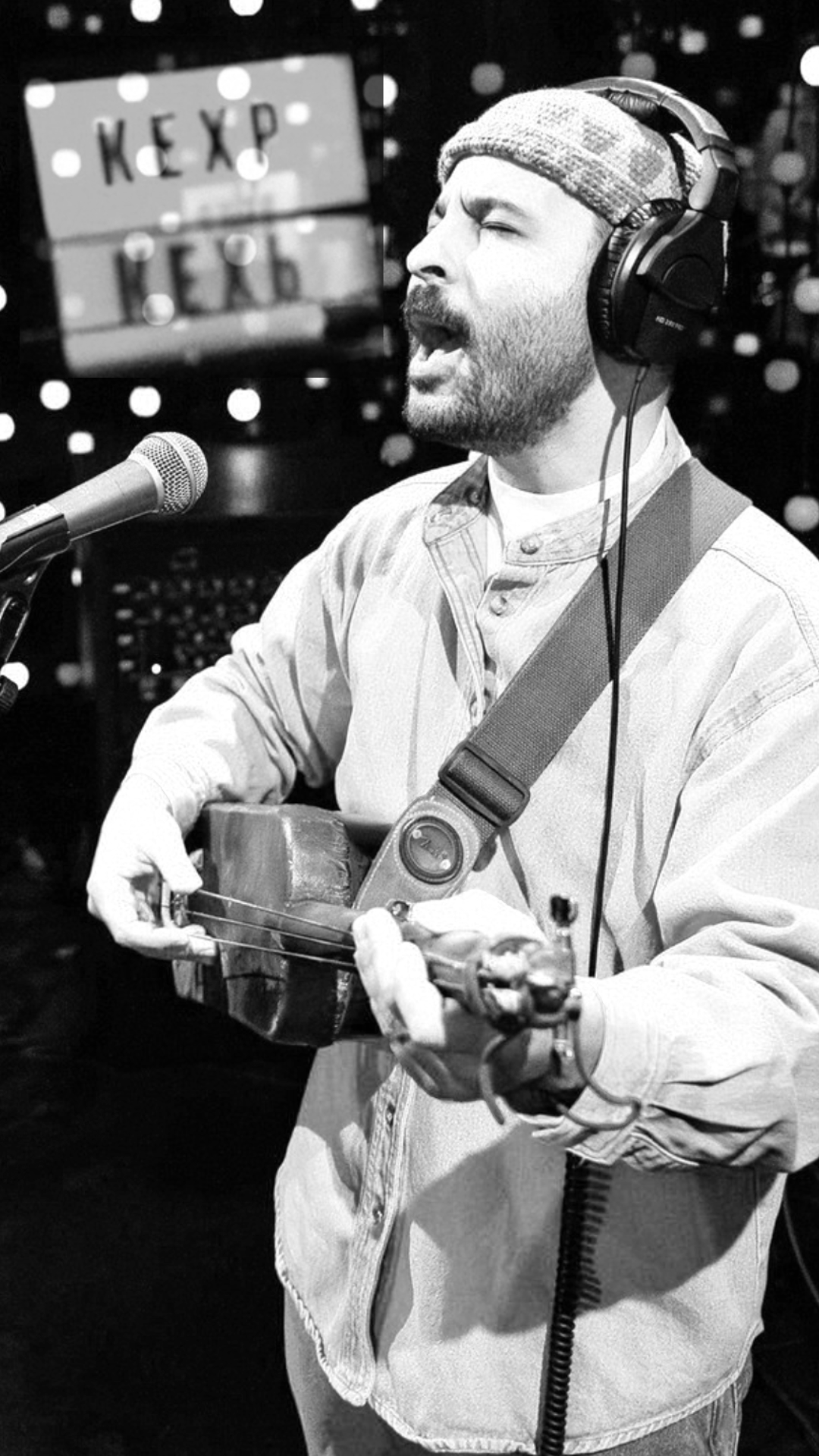 nour harkati, kexp, kexp live, guembri, Gnawa music, north african, artist, composer, New York, Tunisia, Moulena, sound designer, guembri, sintir